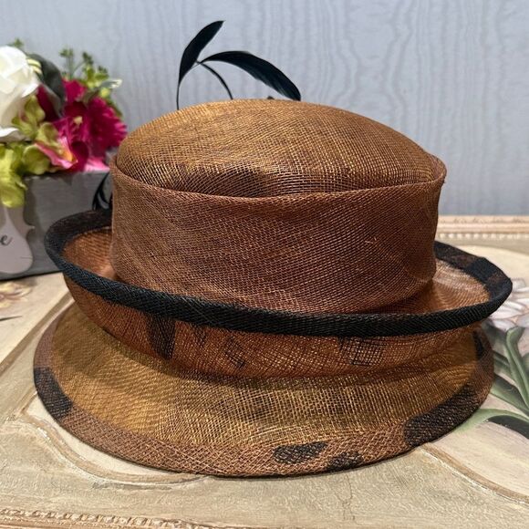 Vintage Soprattutto Cappelli Hat Made in Italy Derby Horse Races One Size - Picture 10 of 16